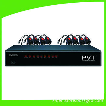 Video Balun with 8-channel Power Video Transmitter and 800m Effective Transmission Distance